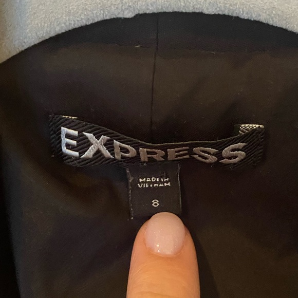 Black Express Women Blazer Jacket - Picture 4 of 5